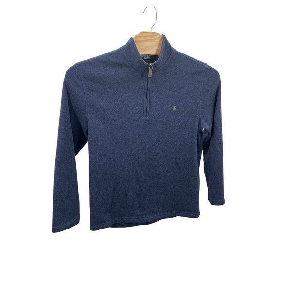 Izod‎ Mens XL Quarter-Zip Heathered Pullover Sweater - Picture 2 of 6
